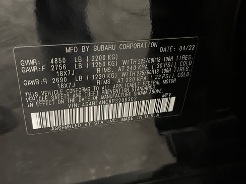 Used 2023 Subaru Outback Limited image 28