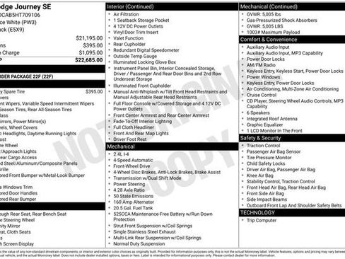 Used 2017 Dodge Journey SE image 5