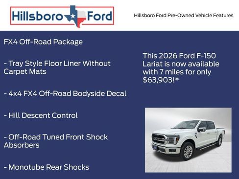 Used 2026 Ford F150 Lariat w/ Equipment Group 501A Mid AWD/4WD image 9