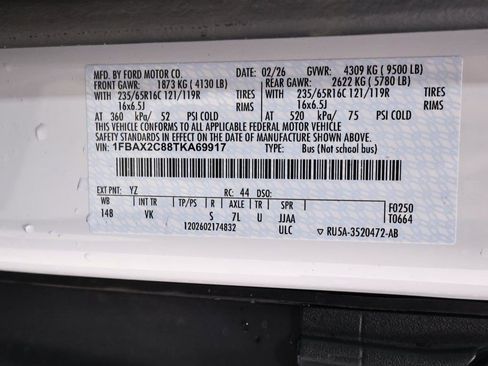 New 2026 Ford Transit 350 XL image 41