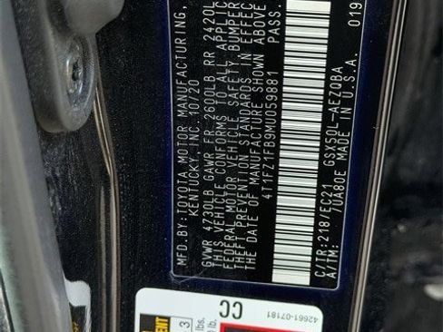 Used 2021 Toyota Avalon TRD image 33