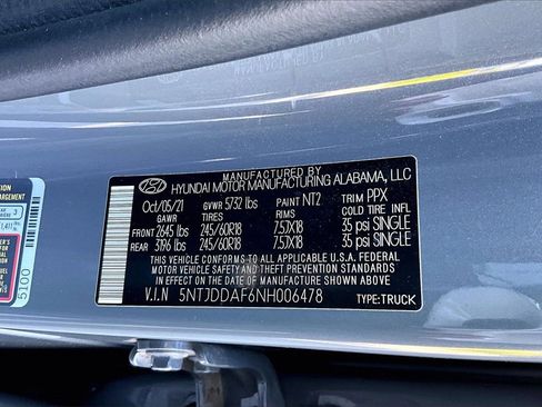 Used 2022 Hyundai Santa Cruz SEL Premium w/ Cargo Package image 20