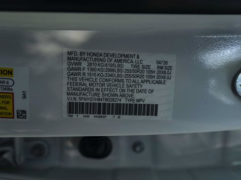 Certified 2026 Honda Pilot Elite image 49