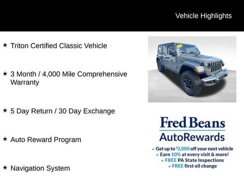 Used 2022 Jeep Wrangler Unlimited Rubicon 4xe AWD/4WD image 5
