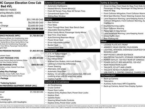 Used 2025 GMC Canyon Elevation w/ Convenience Package AWD/4WD image 20