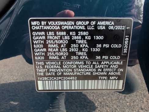 Used 2023 Volkswagen Atlas Cross Sport SEL AWD/4WD image 37