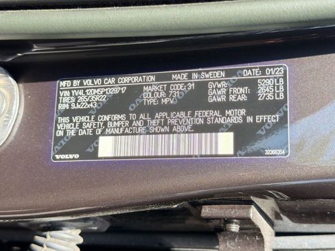 Certified 2023 Volvo XC60 B5 Ultimate w/ Protection Package Premier FWD image 22