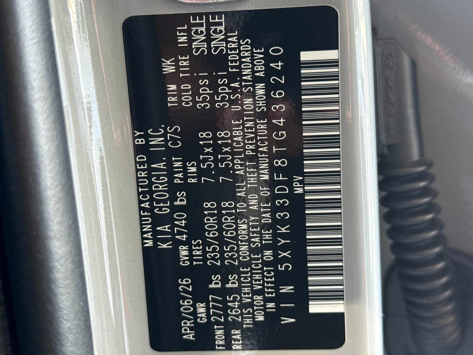 Certified 2026 Kia Sportage EX FWD image 33