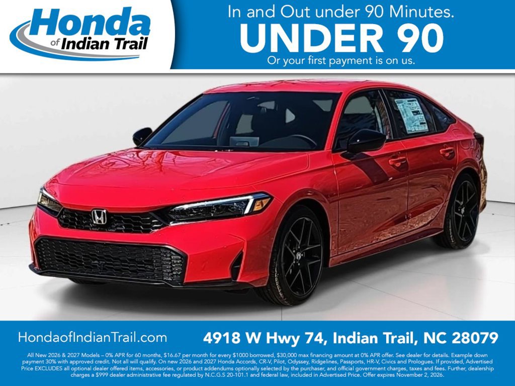 New 2026 Honda Civic Sport image 3