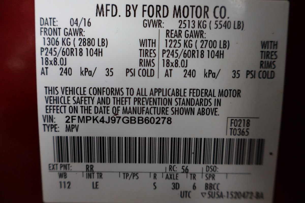 Used 2016 Ford Edge SEL w/ Equipment Group 201A AWD/4WD image 46