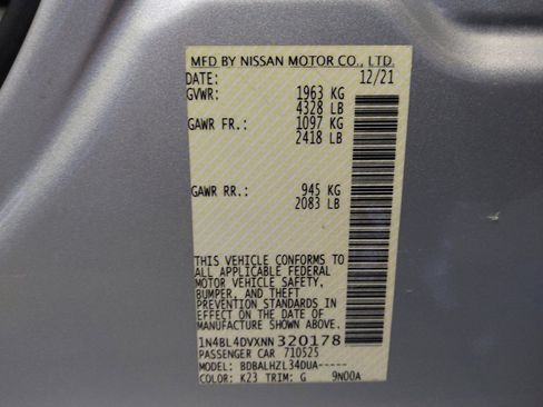 Used 2022 Nissan Altima 2.5 SV FWD image 33