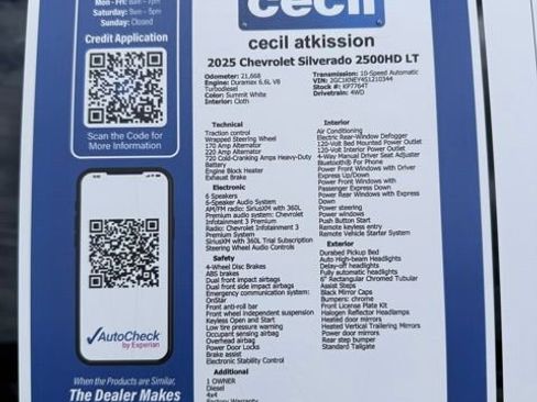 Certified 2025 Chevrolet Silverado 2500 LT w/ Convenience Package image 22