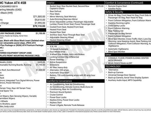 Used 2024 GMC Yukon AT4 w/ Technology Package image 5