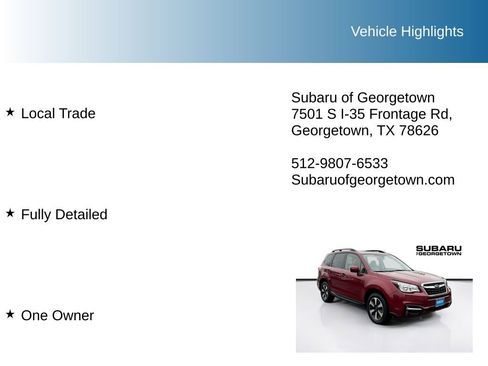 Used 2017 Subaru Forester 2.5i Premium image 10