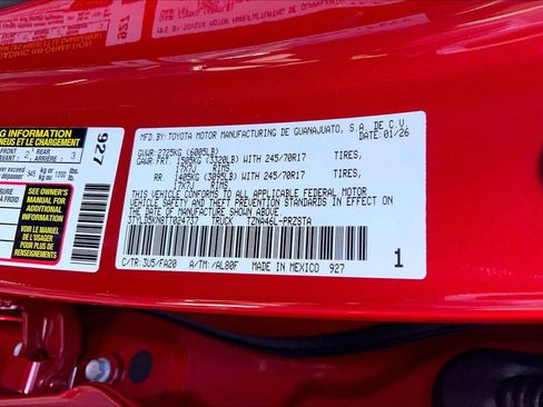 New 2026 Toyota Tacoma SR image 21