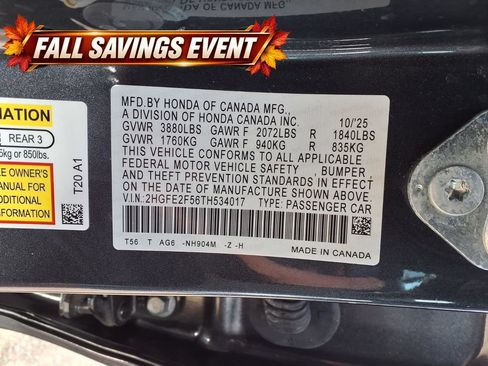 Used 2026 Honda Civic Sport image 13