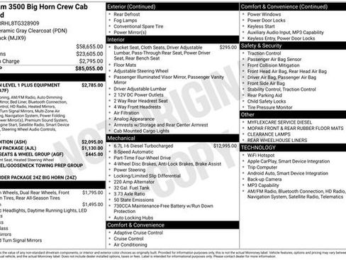 New 2026 RAM 3500 Big Horn AWD/4WD image 4