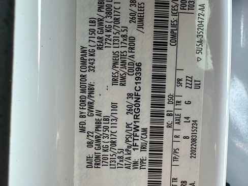 Used 2022 Ford F150 Raptor w/ Equipment Group 801A High image 29