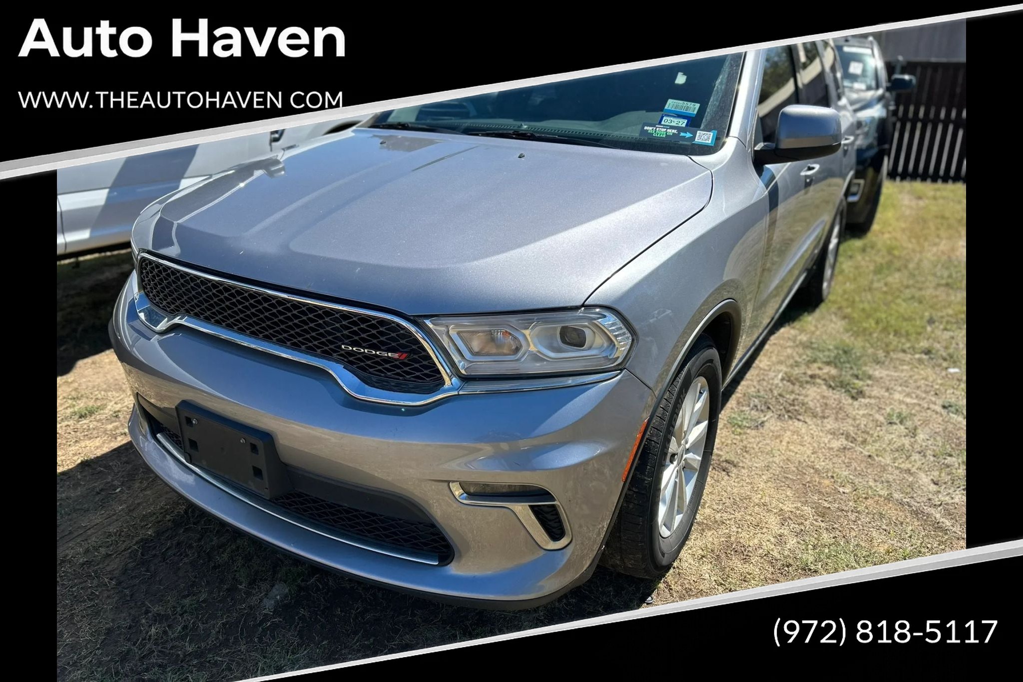 Used 2021 Dodge Durango SXT w/ 3rd Row Seating Group RWD image 1