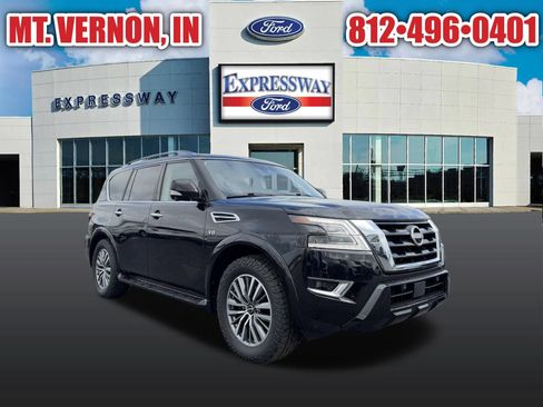 Used 2021 Nissan Armada SL w/ Captain's Chairs Package AWD/4WD image 4