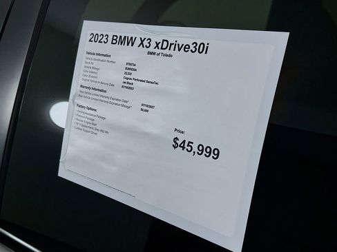 Used 2023 BMW X3 xDrive30i w/ Premium Package AWD/4WD image 12