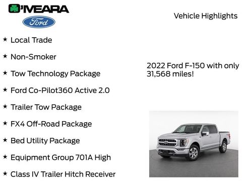 Used 2022 Ford F150 Platinum w/ Equipment Group 701A High AWD/4WD image 8