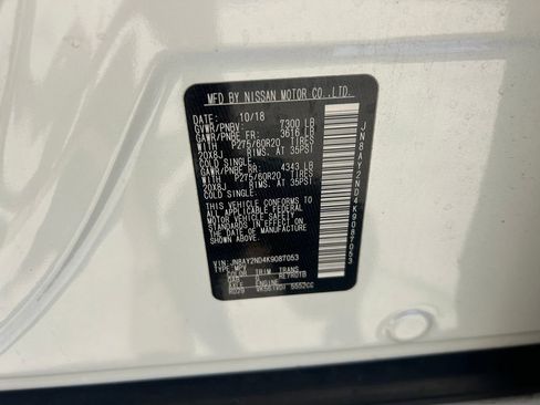 Used 2019 Nissan Armada SL w/ Premium Package RWD image 10