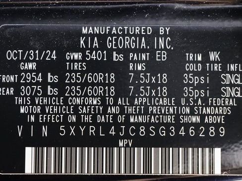 New 2025 Kia Sorento S w/ Panoramic Sunroof Package image 49