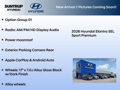 New 2026 Hyundai Elantra SEL Sport Premium FWD image 2