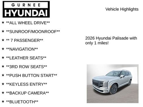 New 2026 Hyundai Palisade Calligraphy AWD/4WD image 7