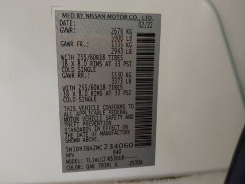 Used 2022 Nissan Pathfinder SV FWD image 33