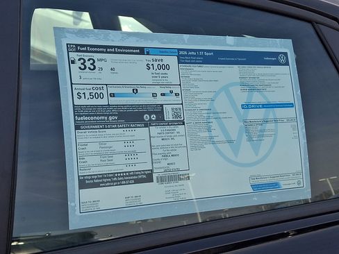 New 2026 Volkswagen Jetta Sport FWD image 19