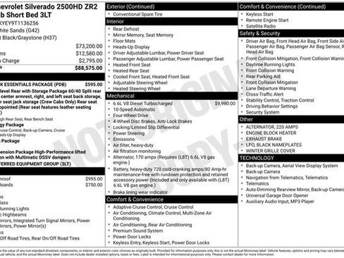 New 2026 Chevrolet Silverado 2500 ZR2 w/ LPO, Dark Essentials Package image 15