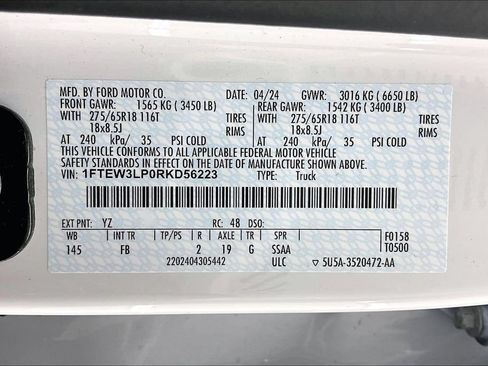 Certified 2024 Ford F150 XLT w/ Equipment Group 302A MID AWD/4WD image 36