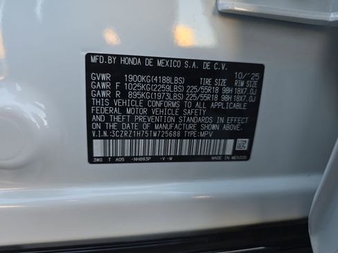 New 2026 Honda HR-V EX-L image 36