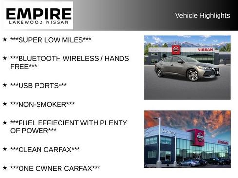 Used 2021 Nissan Sentra SV FWD image 2