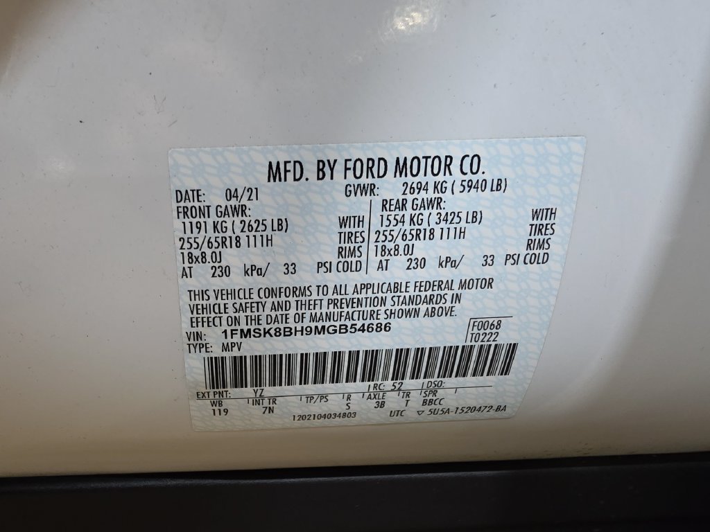 Used 2021 Ford Explorer 4WD image 26