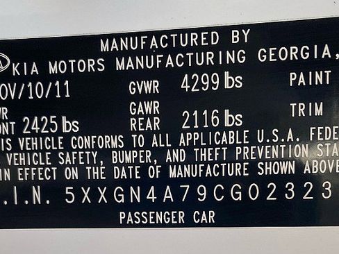 Used 2012 Kia Optima EX image 25