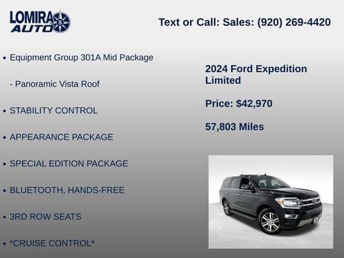 Used 2024 Ford Expedition Limited AWD/4WD image 8