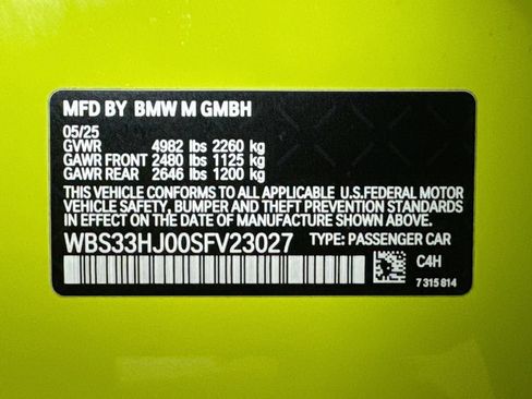 Used 2025 BMW M3 Competition w/ Executive Package AWD/4WD image 42