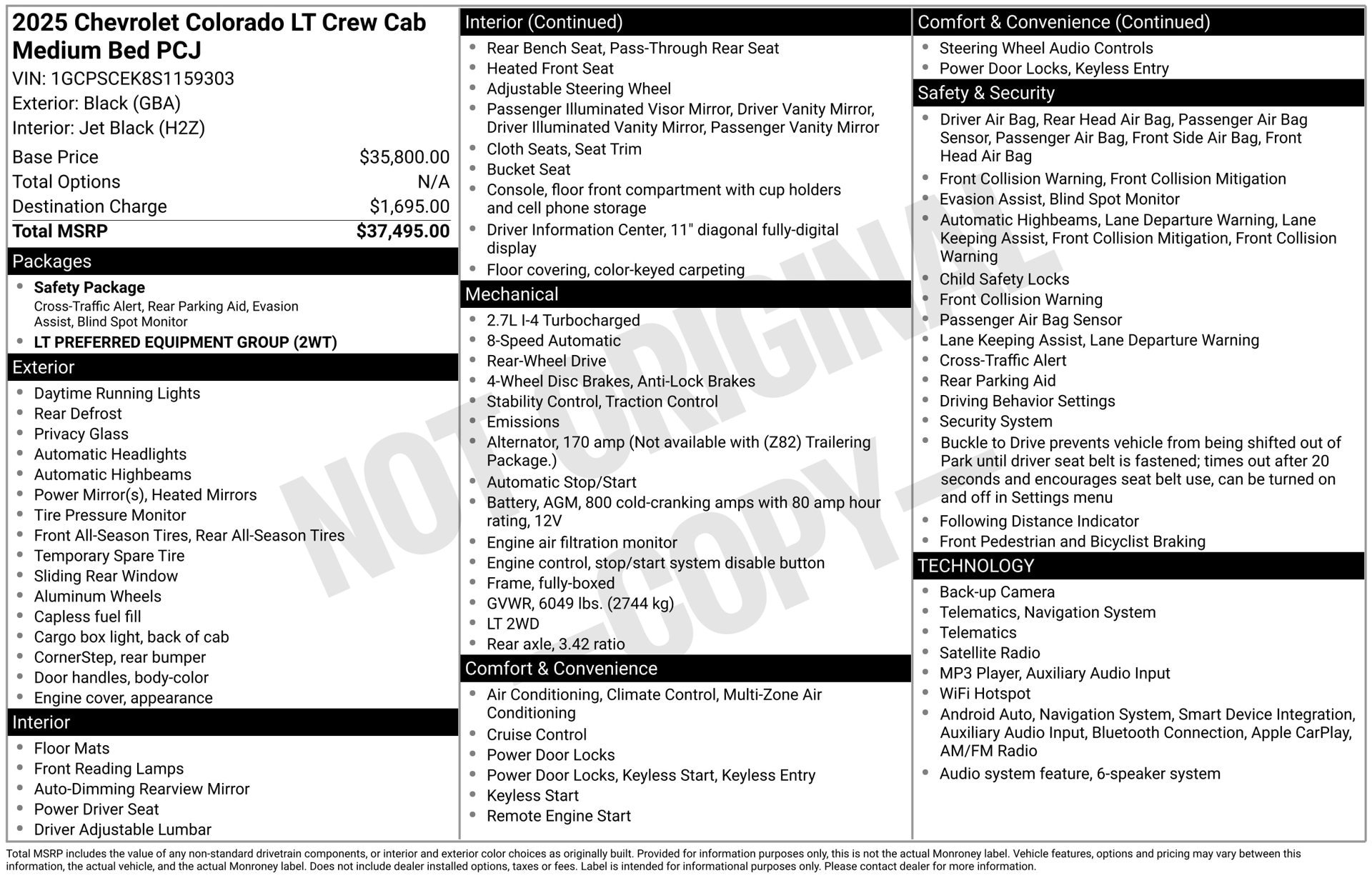 Used 2025 Chevrolet Colorado LT RWD image 41