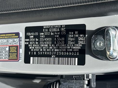 Used 2025 Kia Sorento EX w/ Panoramic Sunroof Package AWD/4WD image 40