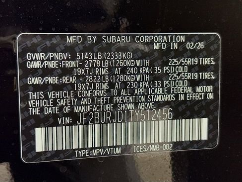 New 2026 Subaru Outback Touring XT AWD/4WD image 33