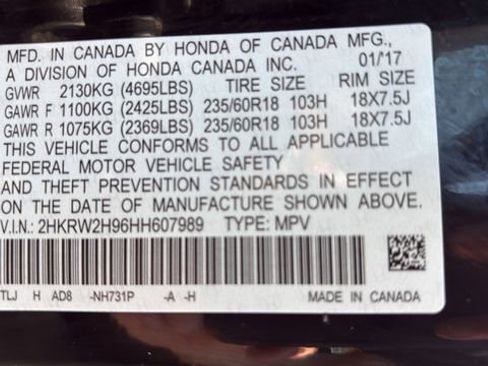Used 2017 Honda CR-V Touring image 15