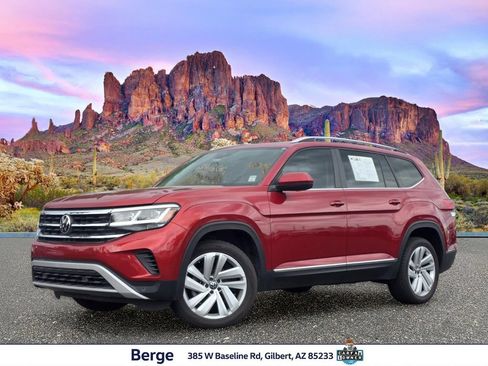 Used 2021 Volkswagen Atlas SEL AWD/4WD image 1