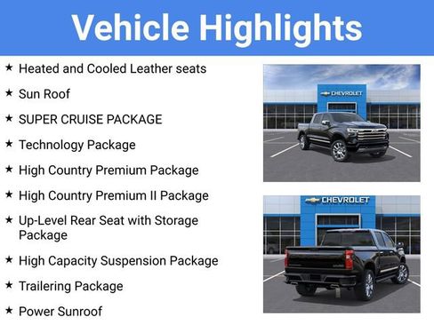 New 2026 Chevrolet Silverado 1500 High Country AWD/4WD image 4