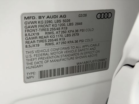 New 2026 Audi Q3 quattro 2.0T AWD/4WD image 27
