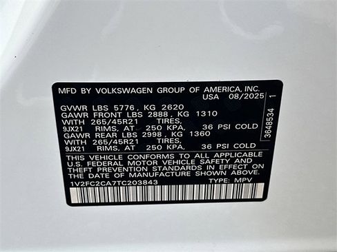 New 2026 Volkswagen Atlas Cross Sport SEL Premium R-Line image 36