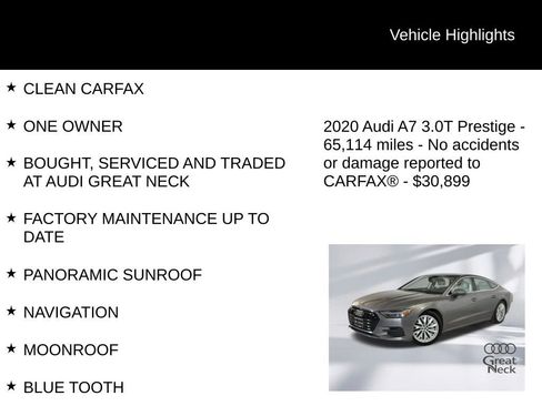 Used 2020 Audi A7 3.0T Prestige w/ Prestige Package AWD/4WD image 9