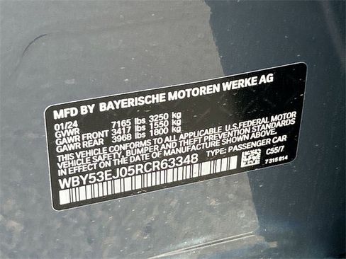 Certified 2024 BMW i7 xDrive60 image 34